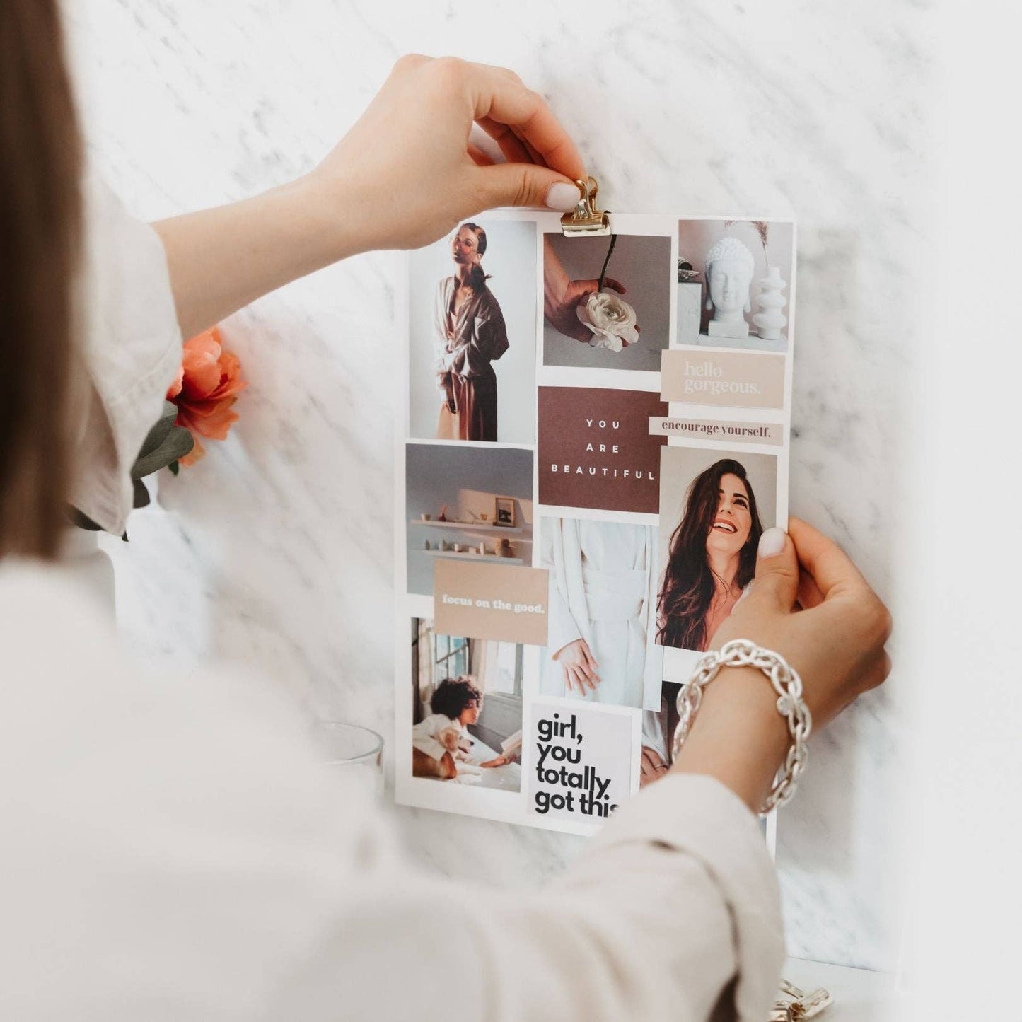 Vision Board Book – Vibrant Dream Board for Women