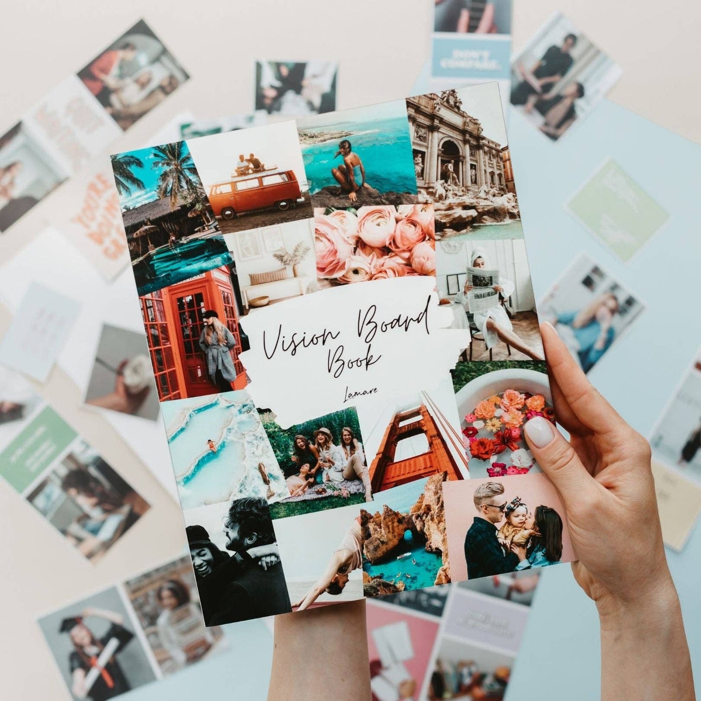 Vision Board Book – Vibrant Dream Board for Women