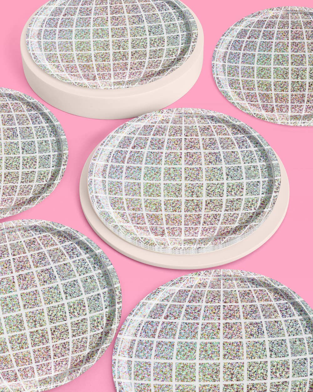 Shimmer Disco Plates