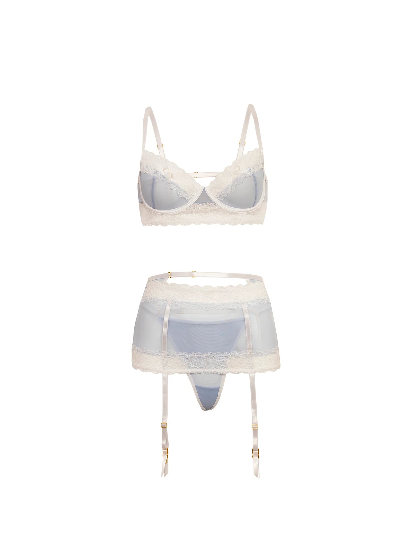 Morgan Three Piece Bra Set