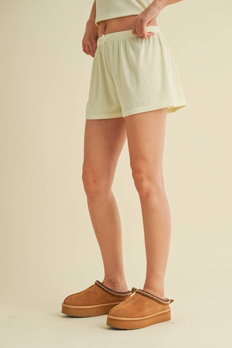 Pointelle green set