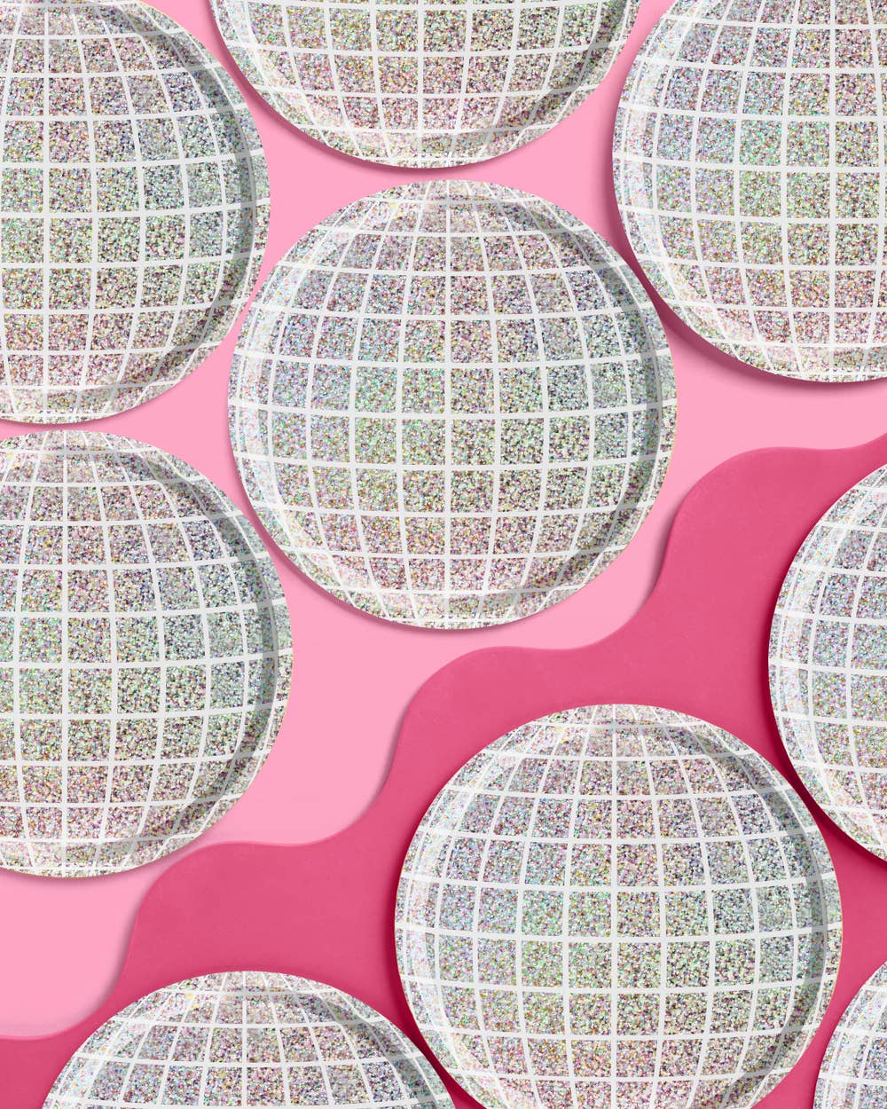 Shimmer Disco Plates