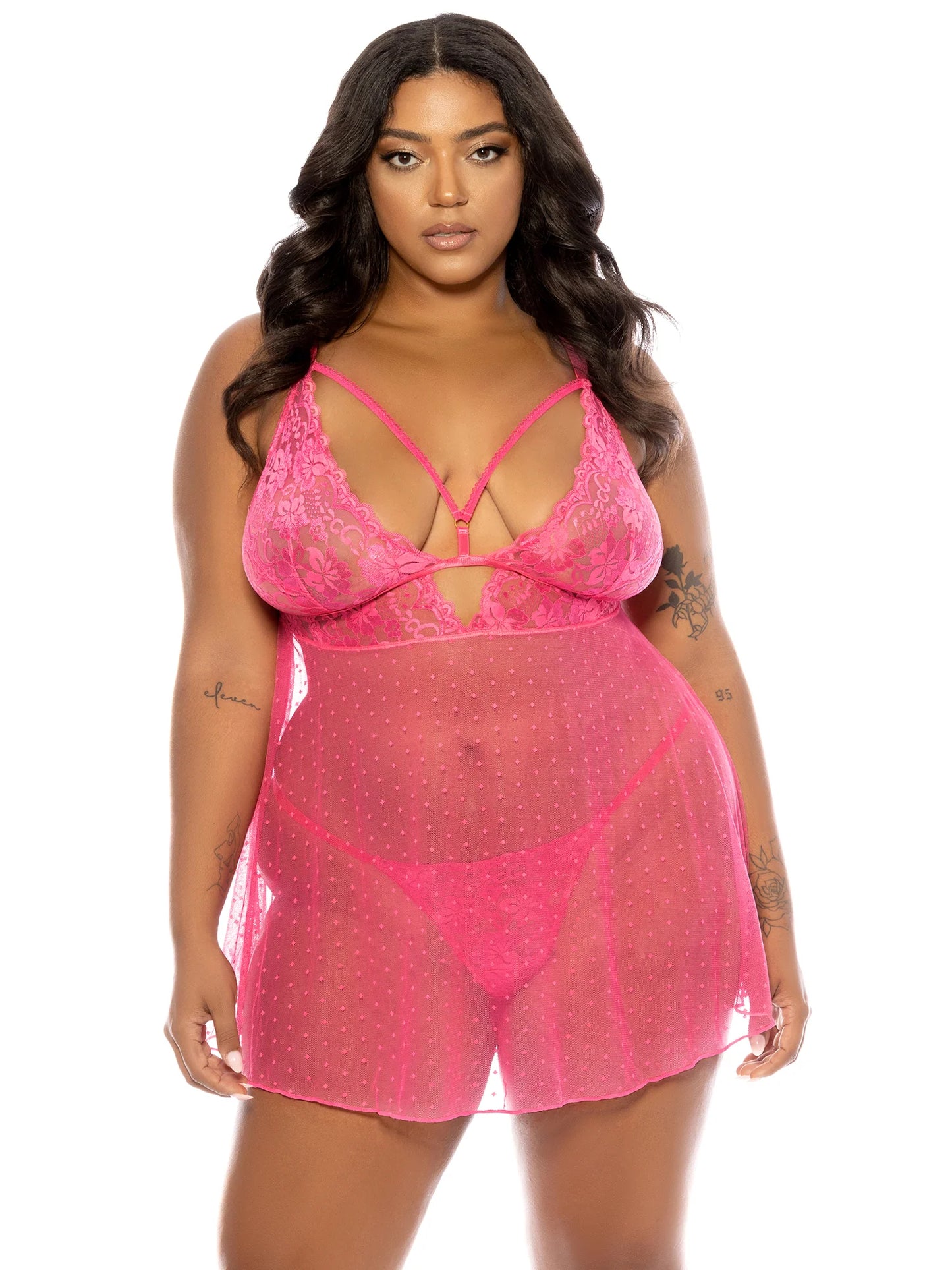 Queen Aphrodite Lace Babydoll Dress