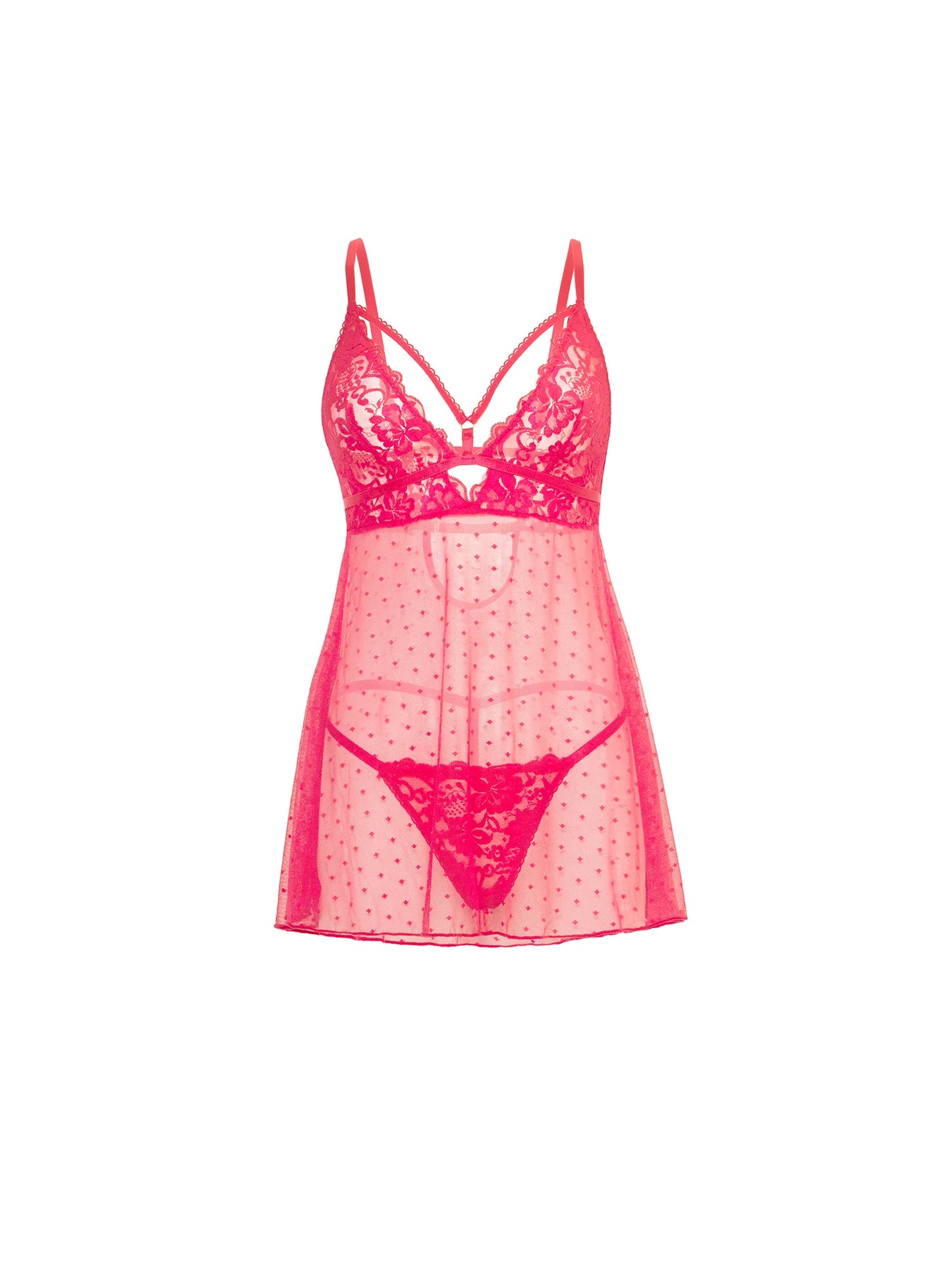 Queen Aphrodite Lace Babydoll Dress