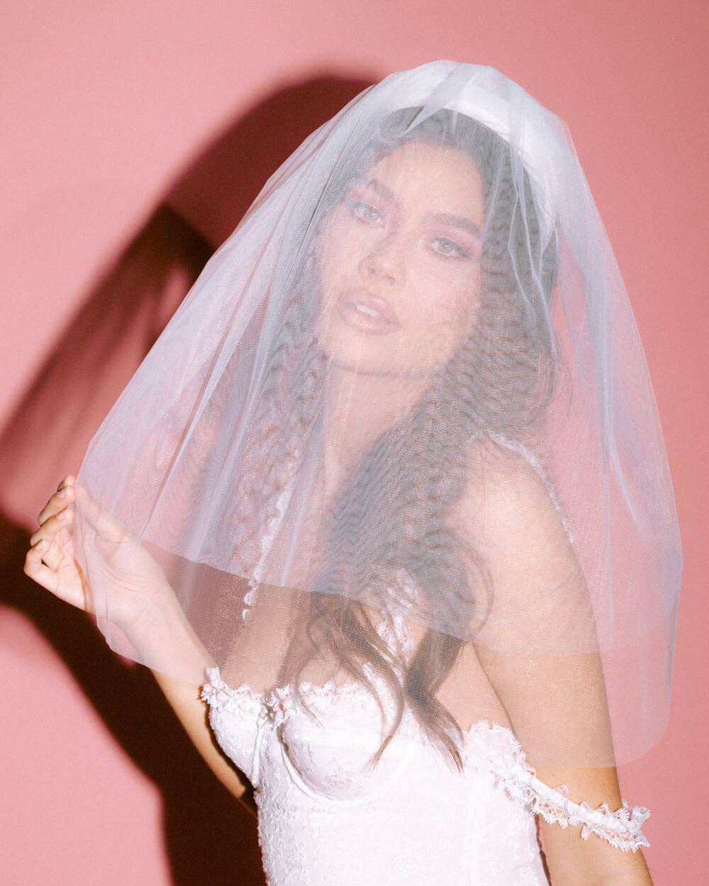 Bachelorette Party Bridal Gift Headband w/ Removable Veil