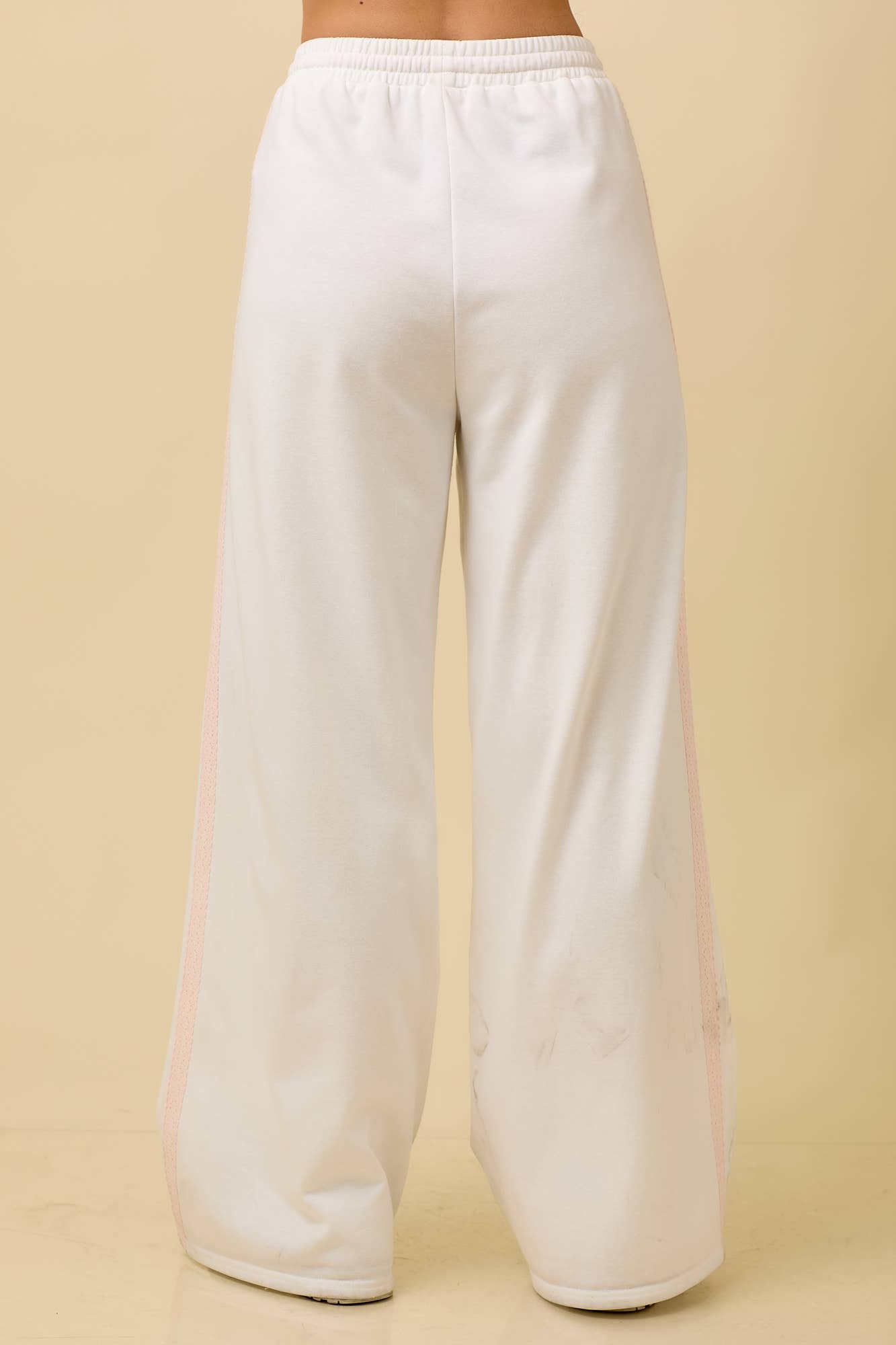 White and Pink Lounge Pants