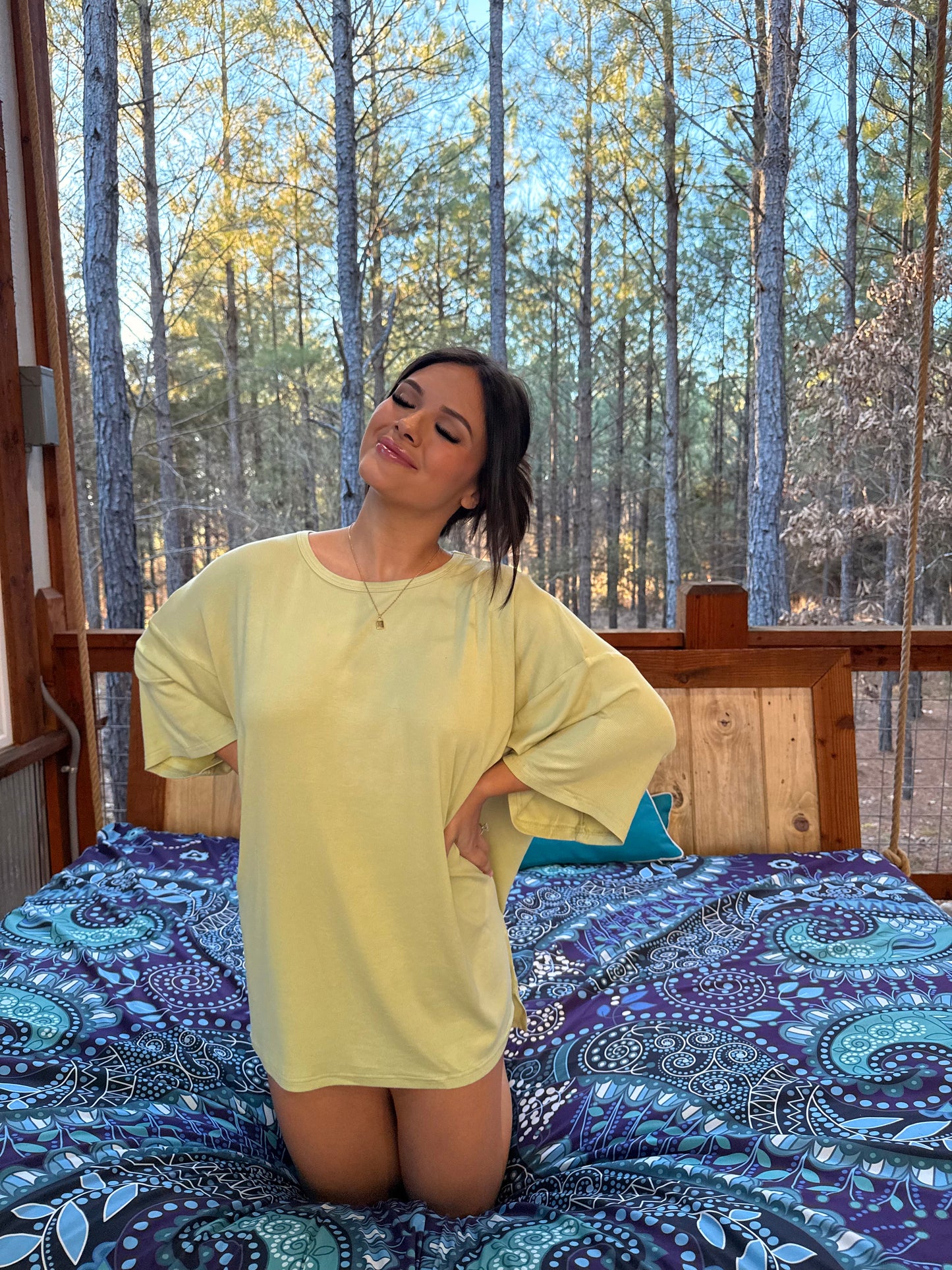 Spring Lime Sleep Shirt