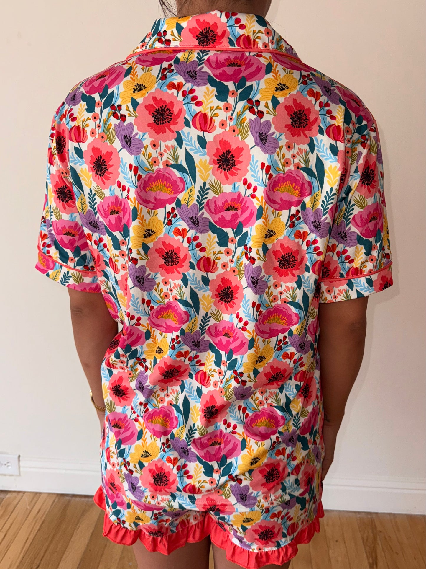 Fields of Flowers Ruffle Pajama Set