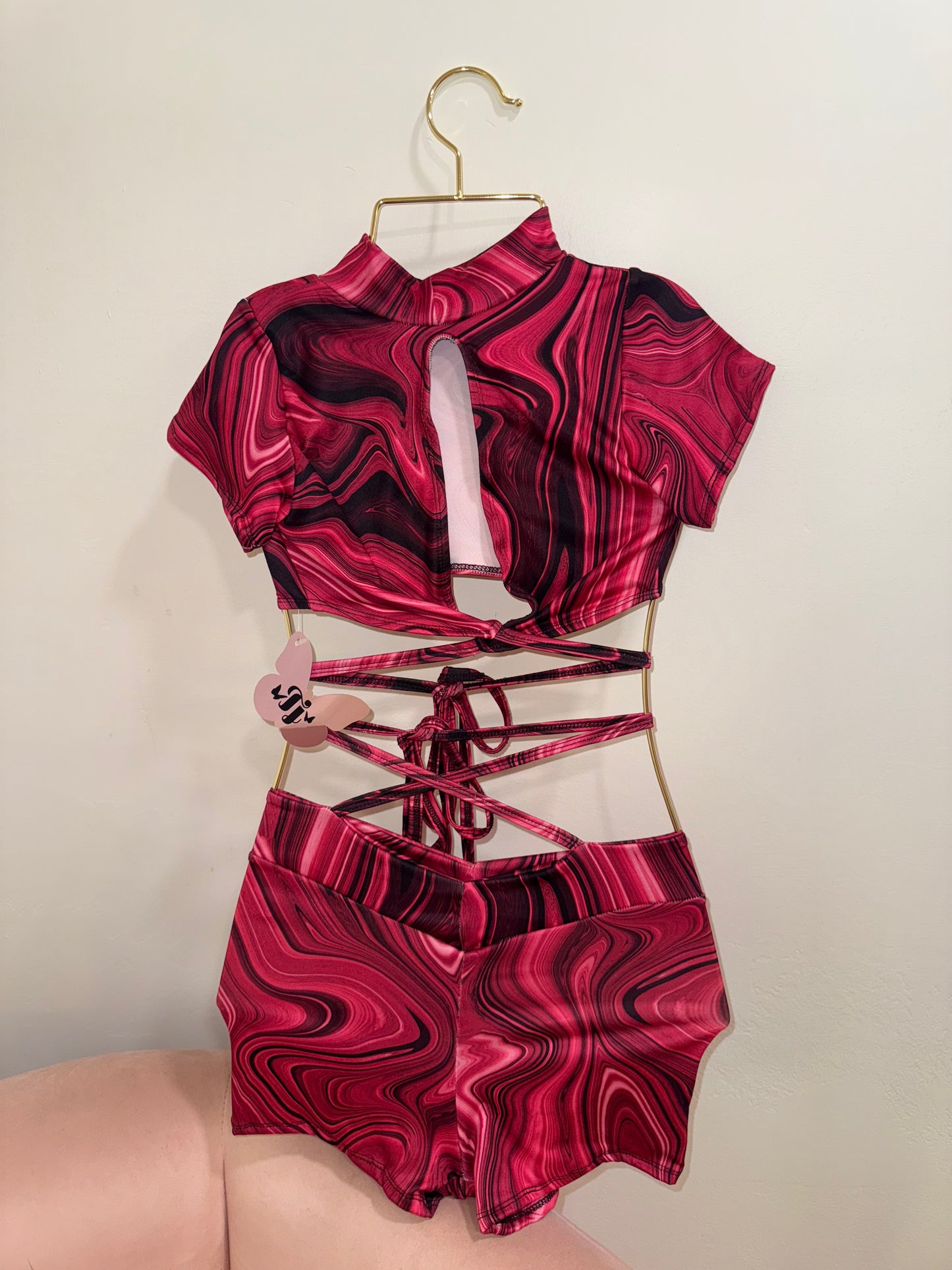 Pink Electric Swirl Festival Set