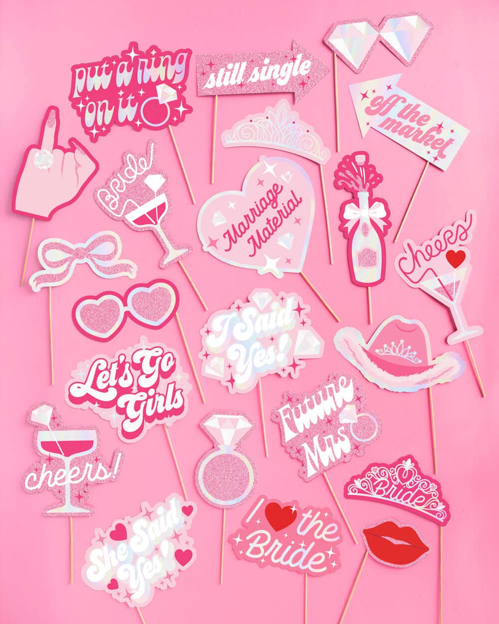 Bachelorette Party Props / Photo Booth Set