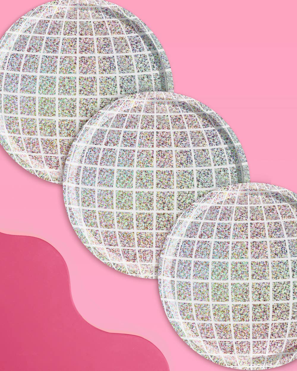 Shimmer Disco Plates