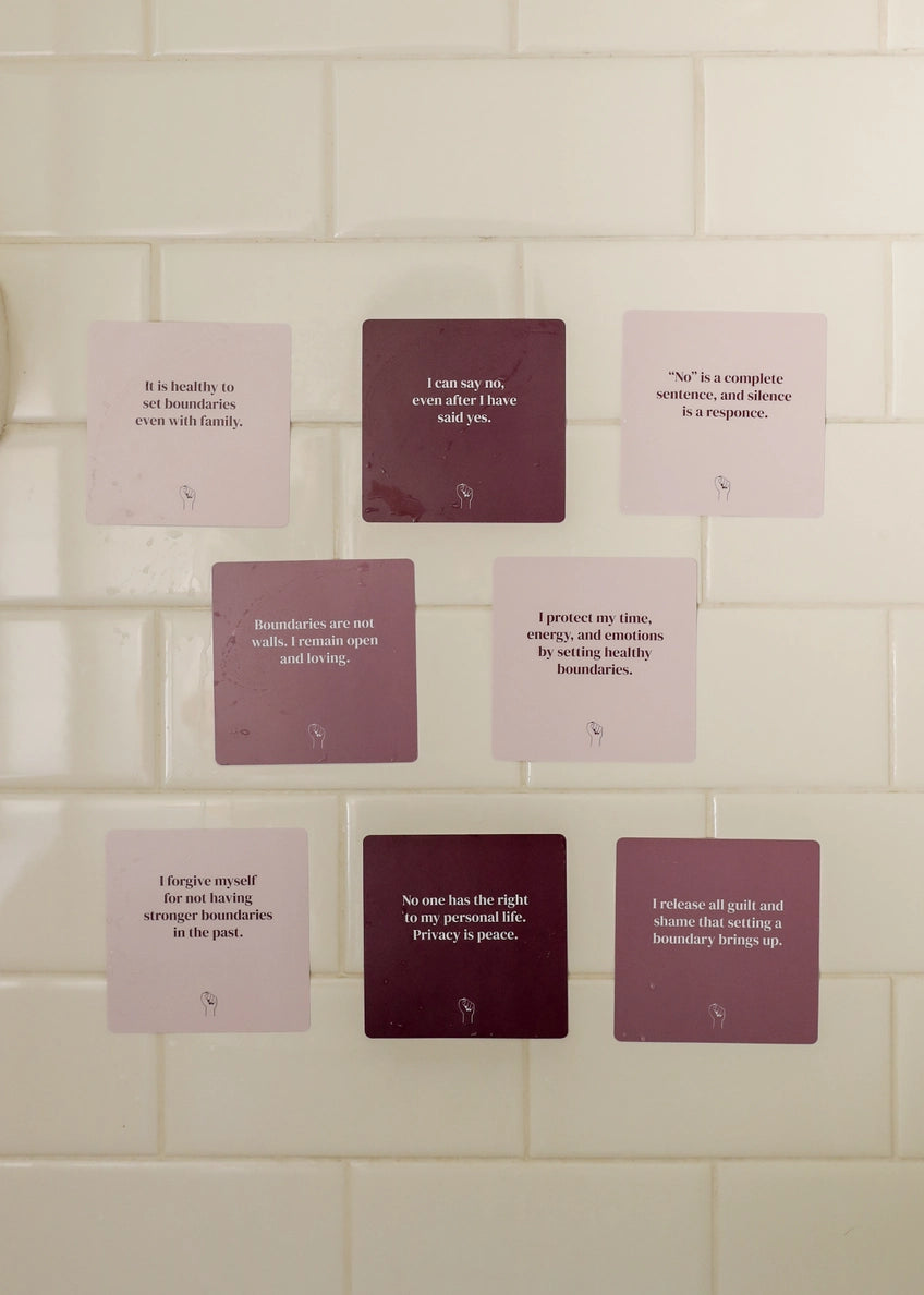 Shower Affirmation™ Cards - Boundaries