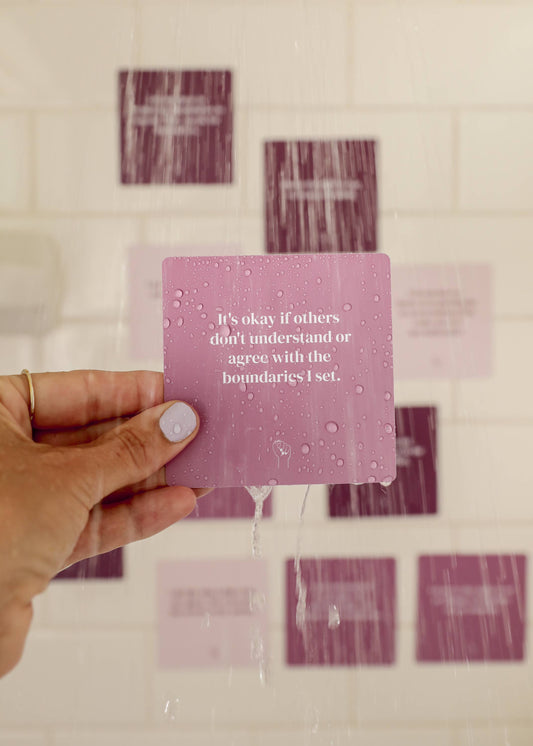 Shower Affirmation™  Cards - Boundaries