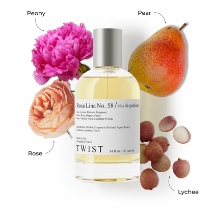 Twist Rosa Lina No. 58 Inspired by Perfume De Marly Delina
