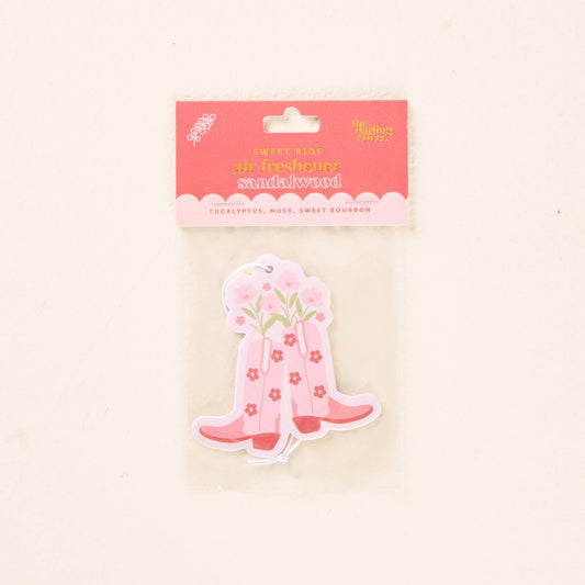 Car Air Freshener-Dainty Floral Navy