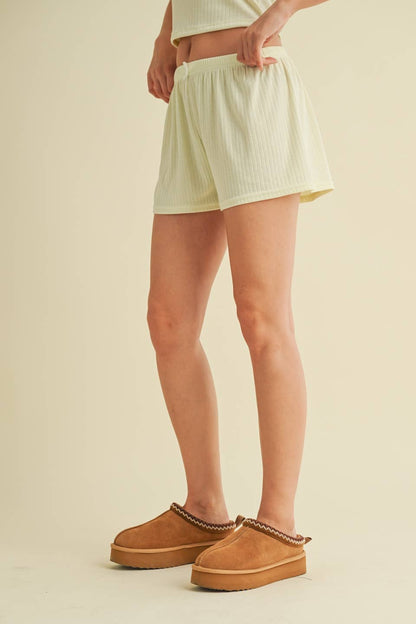 Pointelle green set