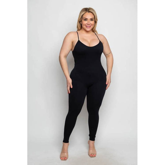 Queen seamless bodycon jumpsuit