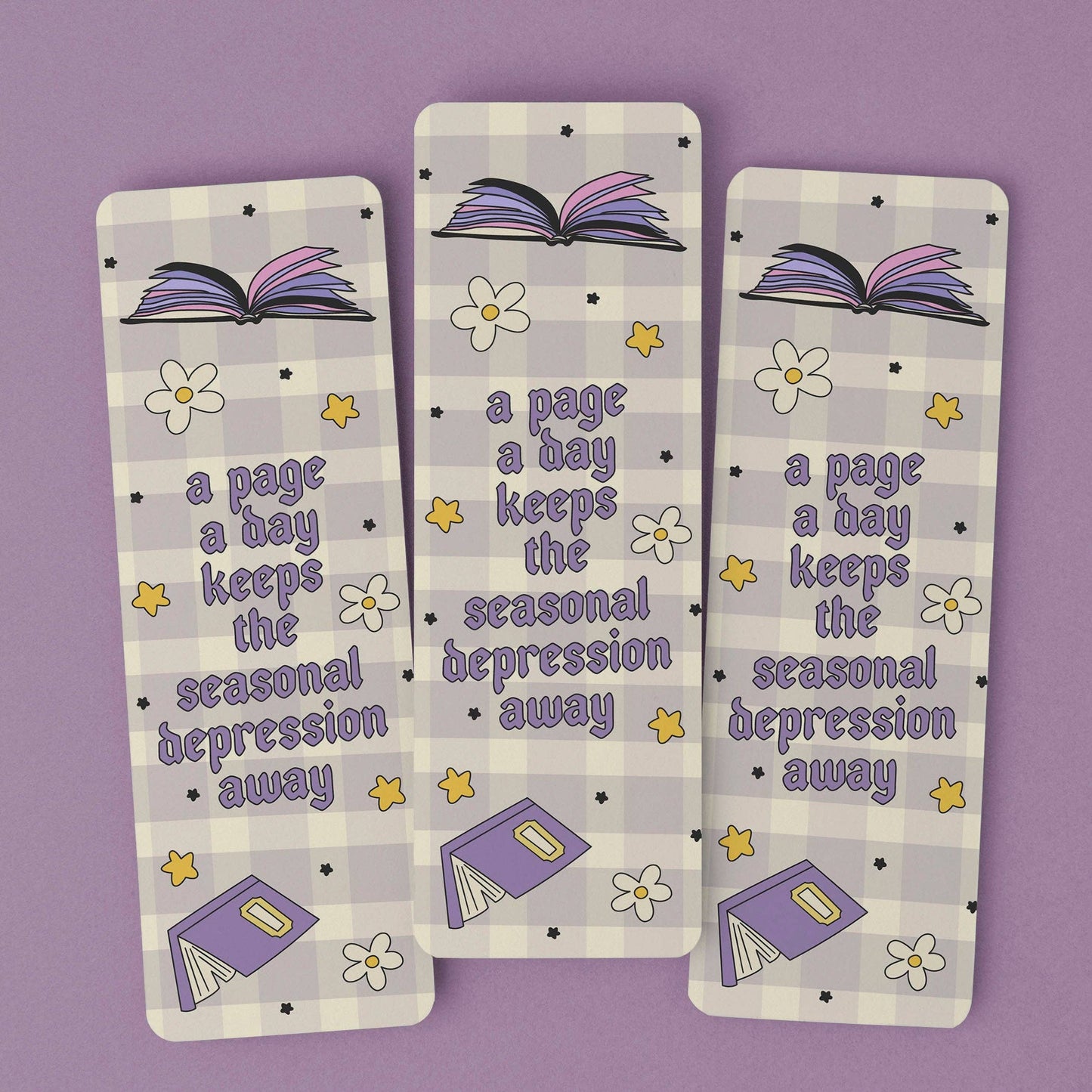 Bookmark A Page A Day Keeps The Seasonal Depression Away