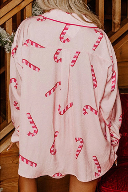 Candy Cane Pajama Set