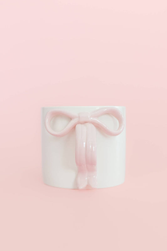 Pink Bow 15oz Ceramic Coffee Mug