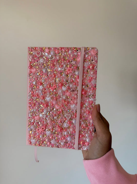 Pretty Pink & Pearls Notebook