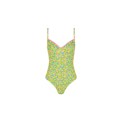 Decorative Underwire Cheeky One Piece - Hula Honey