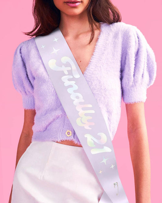 21st Birthday Party Sash