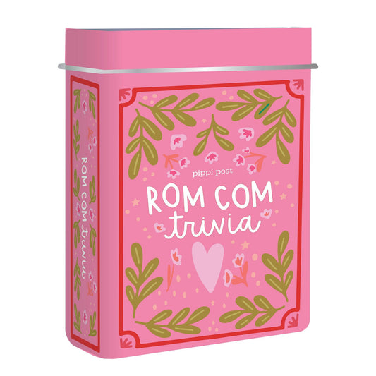 Rom Com Trivia Game - Deck of Cards + Storage Tin