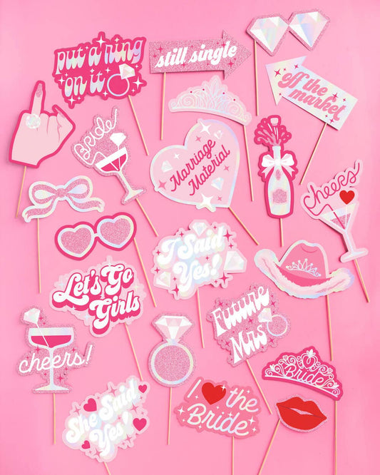 Bachelorette Party Props / Photo Booth Set