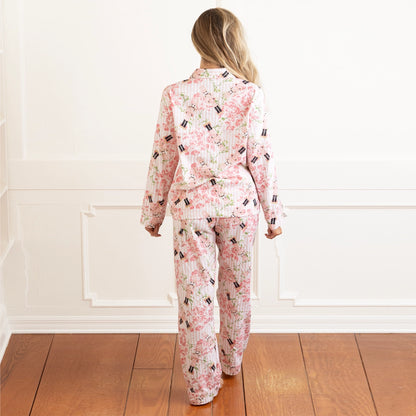 Nutcracker Rose Flannel PJ Set