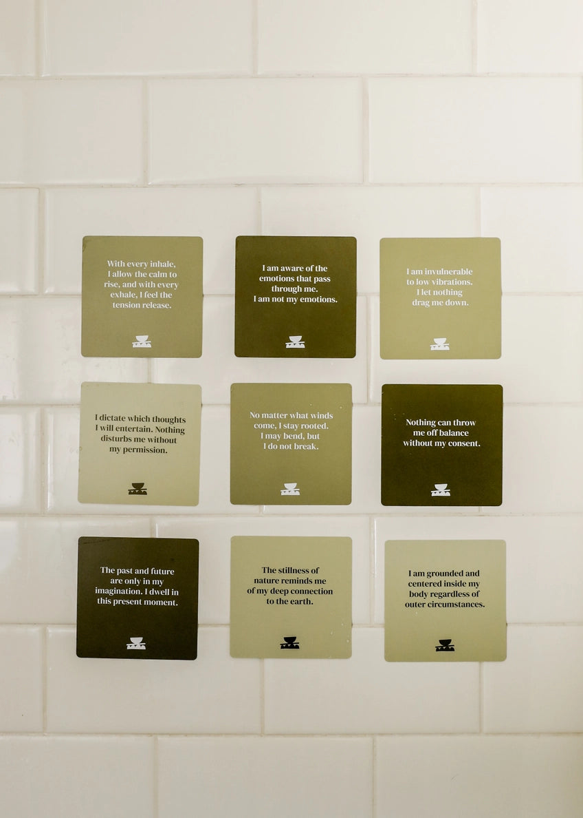 Shower Affirmation™ Cards - Grounding