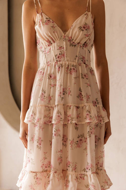 Floral Ruffle Dress