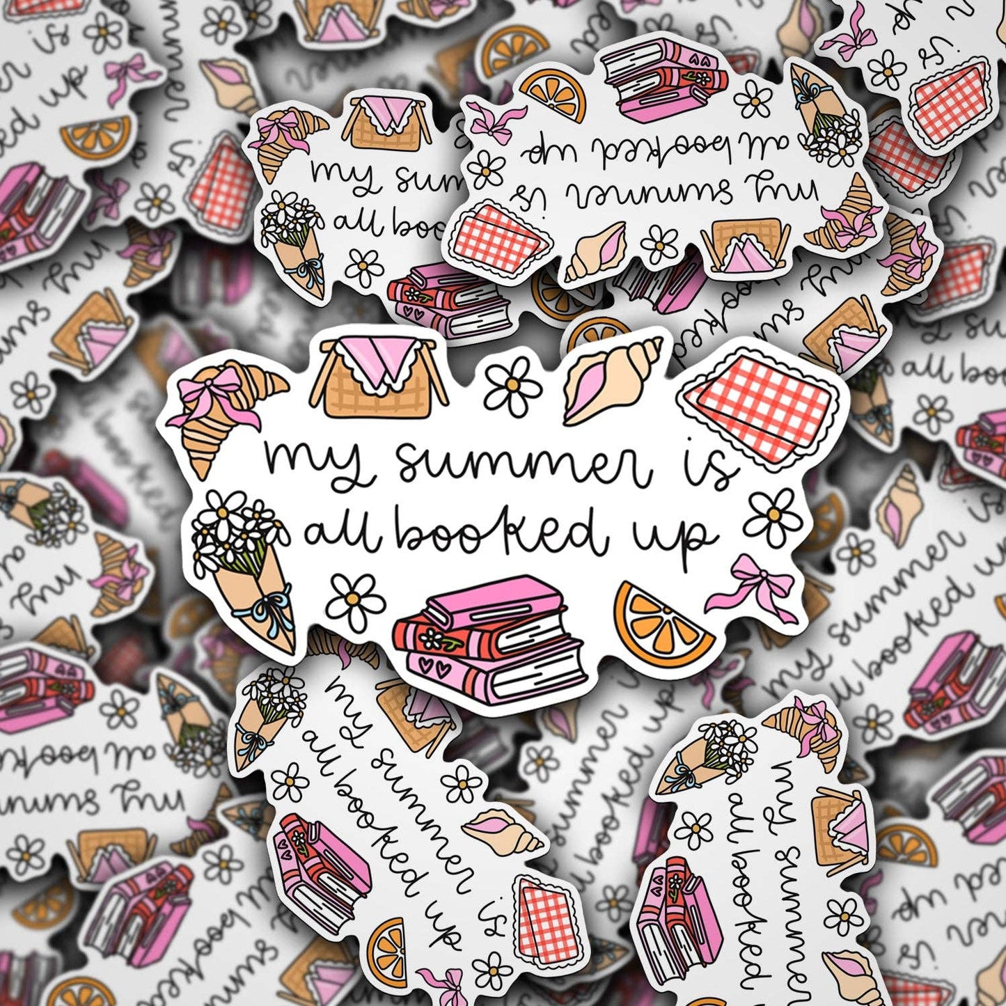 Vinyl Decal My Summer Is All Booked Up