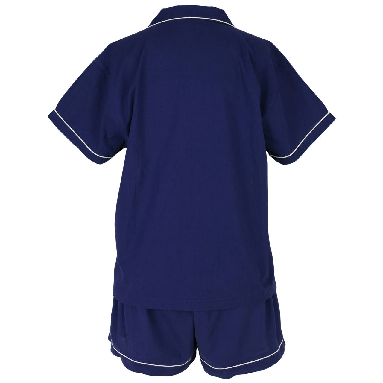 Cooper Navy Short Sleeve Shorty Pajamas